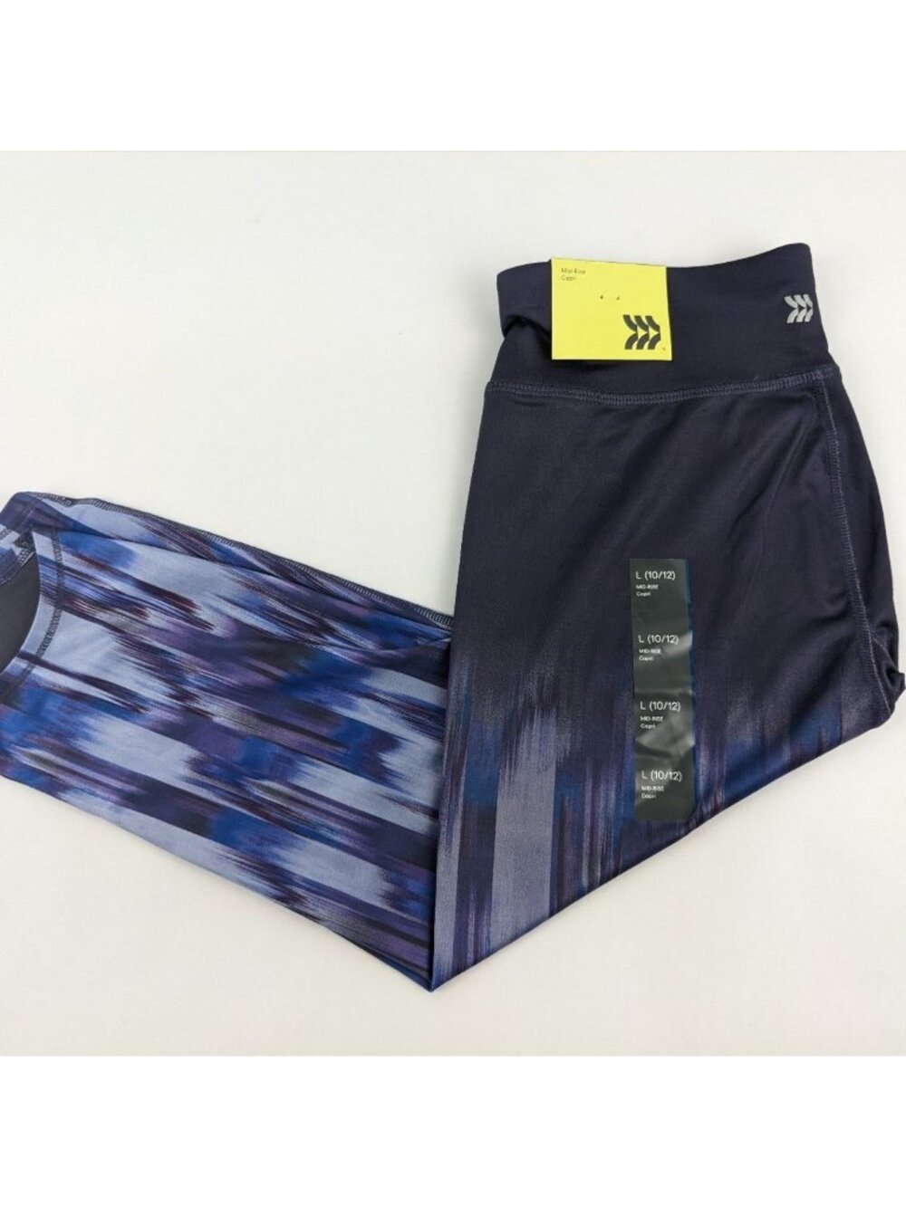 All in Motion Purple & Blue Athletic Capri Pants Girls' Large NWT